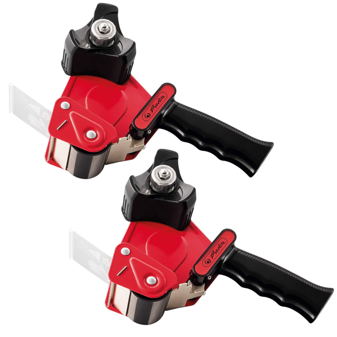 Herlitz 8842700 Packbandabroller für Grossrollen Spar-Set (2x Abroller Herlitz)