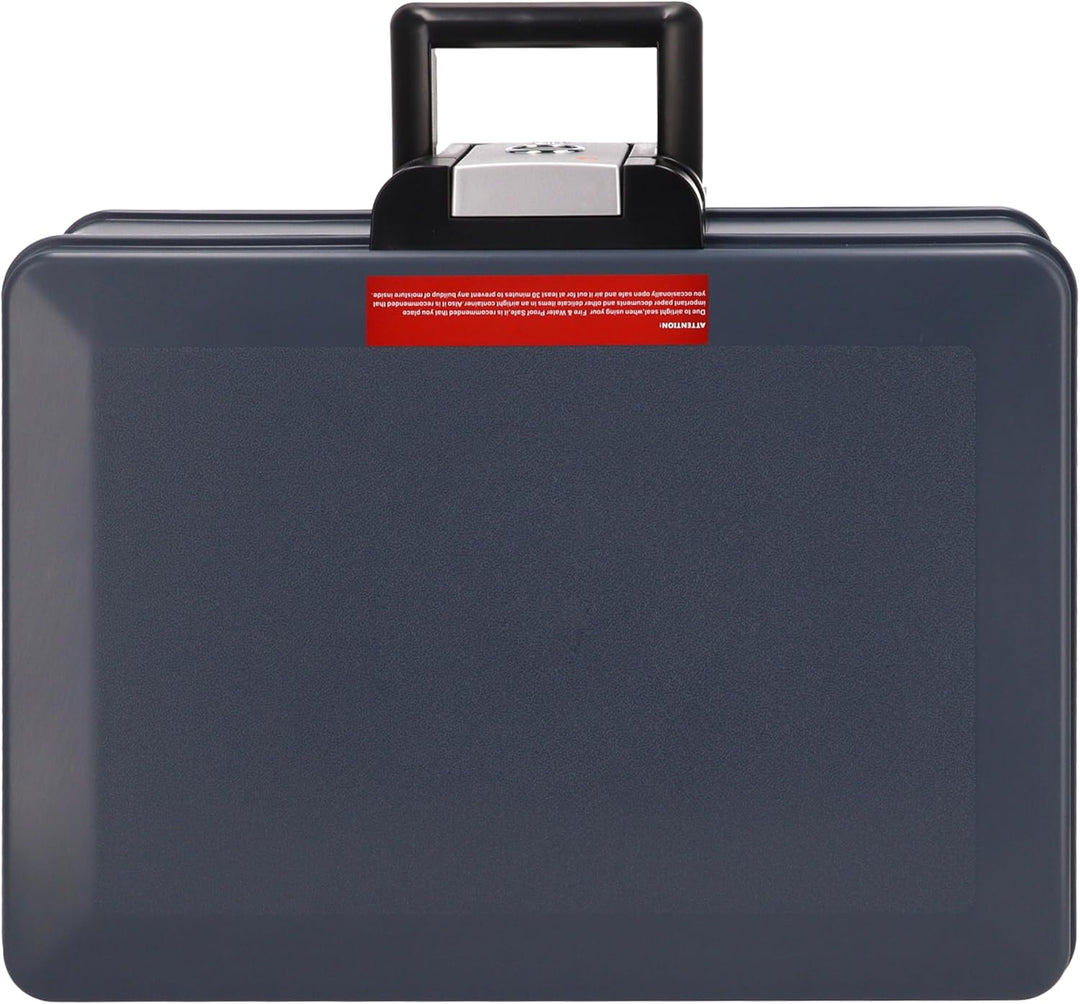 BRIHARD - Zertifizierte Feuerfeste Dokumentenbox 2017 A4, Safe Tresor Feuerfest Wasserdicht mit Schl