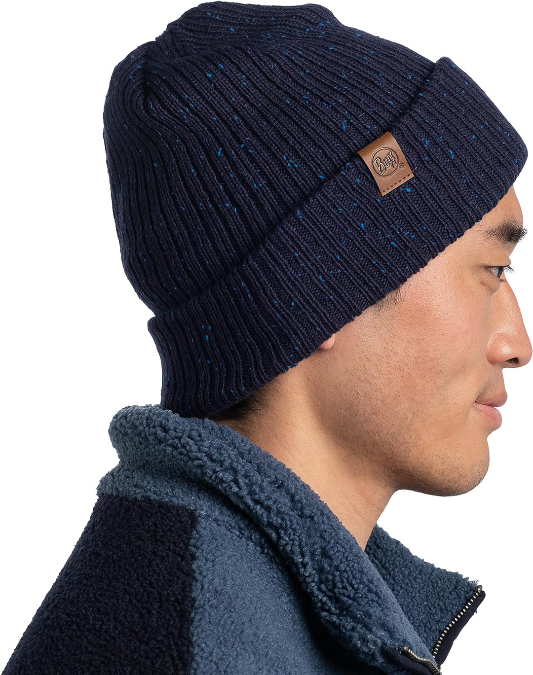 Buff Knitted HAT Kort Einheitsgrösse Schwarz, Einheitsgrösse Schwarz