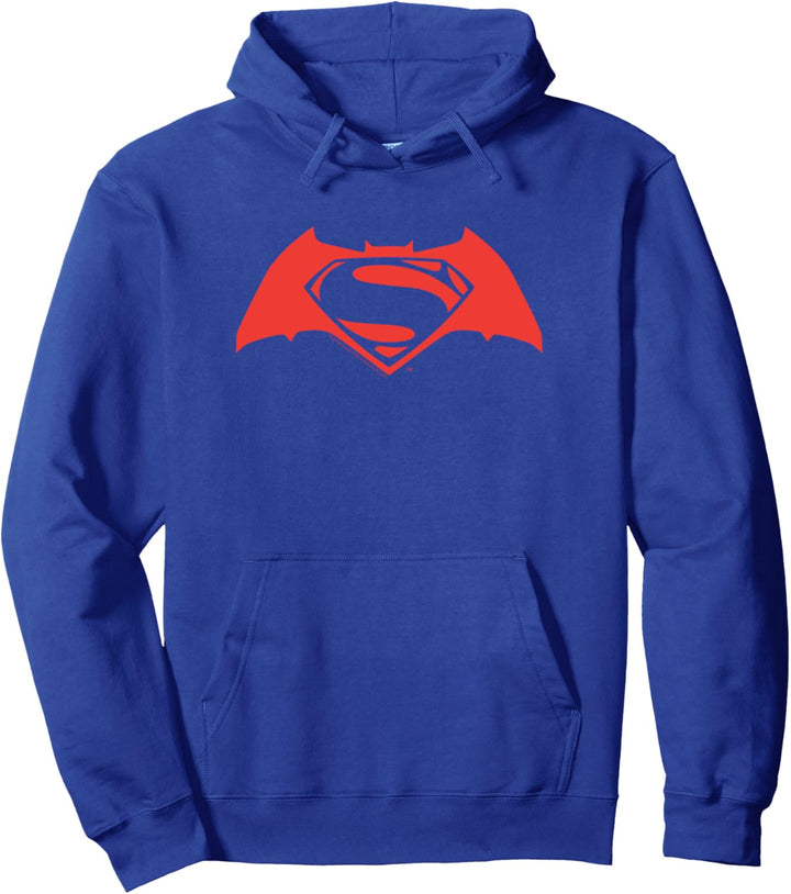 Batman v Superman Simple Logo Pullover Hoodie