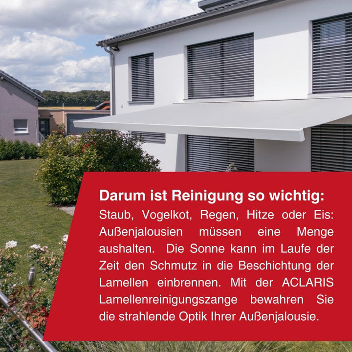 warema Lamellenreinigungszange | zur Reinigung von Jalousien, Lamellen und Raffstoren | hochwertige