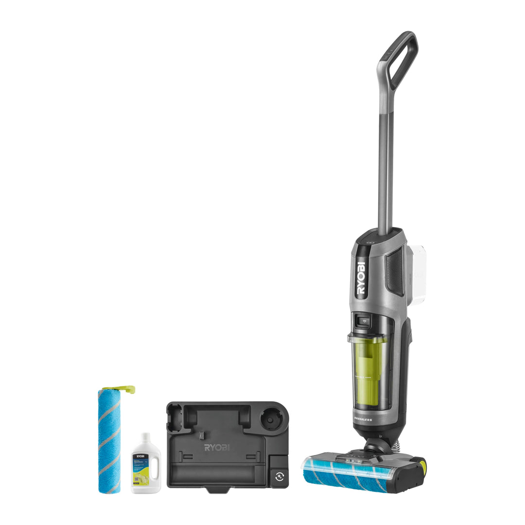 RYOBI 18 V ONE+ Brushless Multiflächenreiniger RHFC18BL-0 5133006325, 3-in-1 Staubsaugen, Wischen &