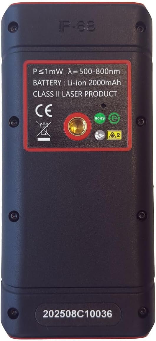 Nestle NDL-120C Laser-Entfernungsmesser – 120 m Reichweite, grüner Laser, 4X Zoom-Kamera, grosses IP