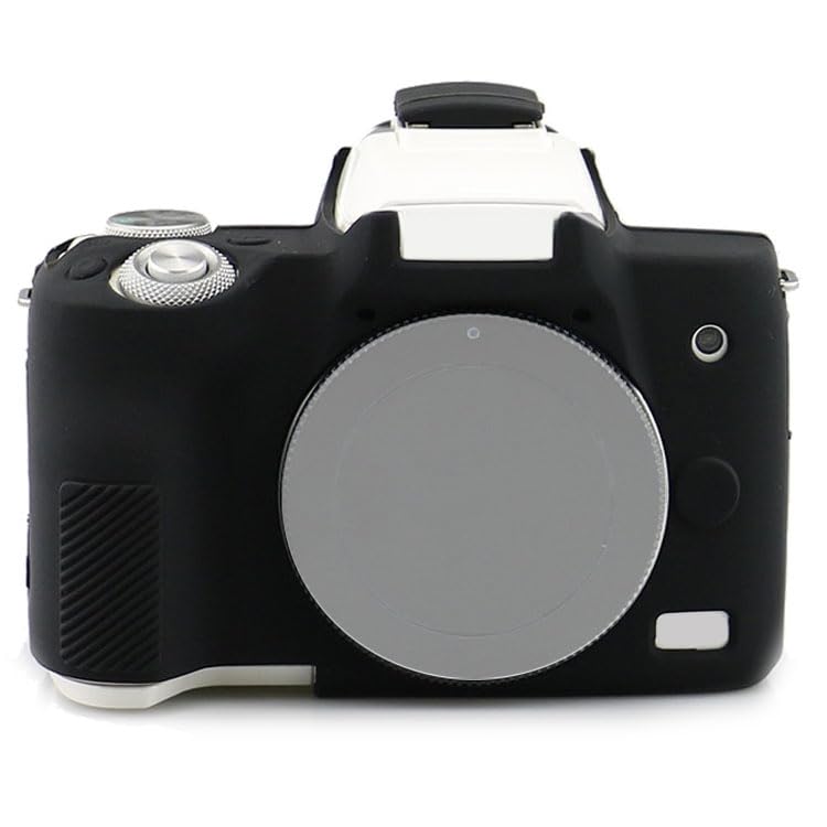 Kameratasche für Canon EOS M50, Silikon-Gummi, Kameragehäuse, Schutzhülle für Canon EOS M50, Schwarz