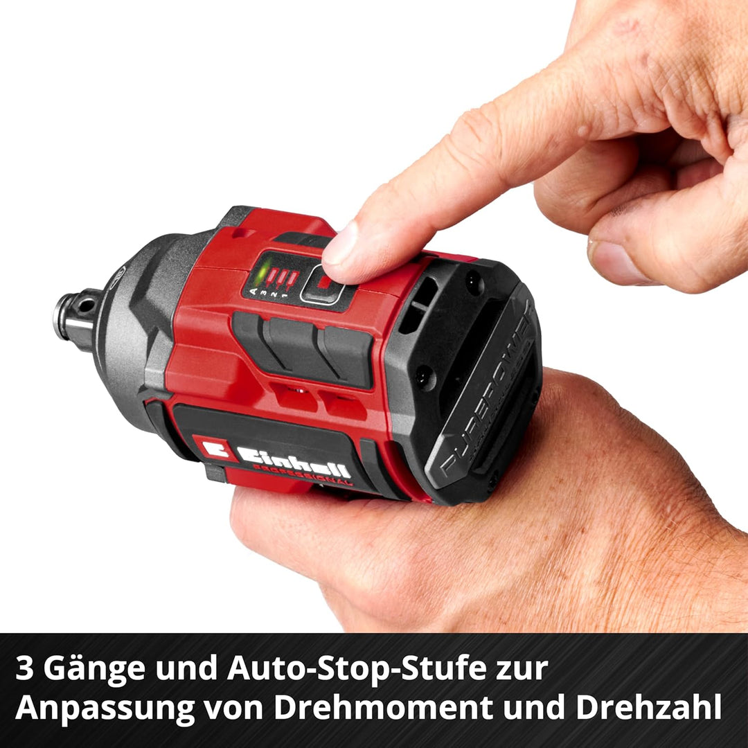 Einhell Professional Akku-Schlagschrauber TP-CW 18/350-C Li BL Kit PXC (18 V, 350 Nm Drehmoment, 600