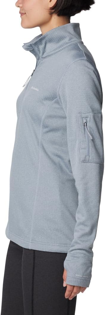 Columbia Damen Park View Grid Fleece XS Cirrus Grey, XS Cirrus Grey