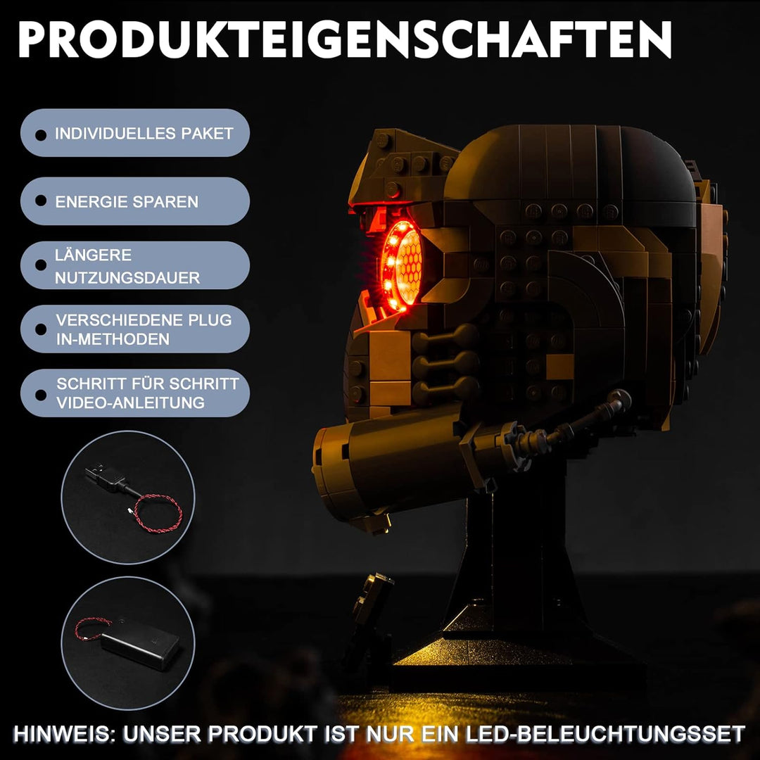 Led Licht Set für Lego 76251 Star-Lord's Helm Set (Kein Lego-Modell), Dekorations Led Beleuchtungs S