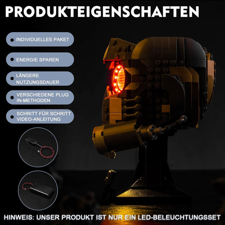 Led Licht Set für Lego 76251 Star-Lord's Helm Set (Kein Lego-Modell), Dekorations Led Beleuchtungs S