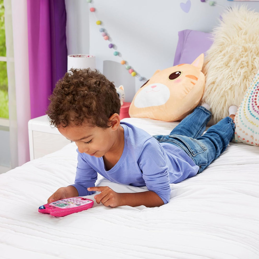 VTech Gabby's Dollhouse Lernhandy – Spielzeugtelefon mit den Originalstimmen von Gabby und Panda Pfö