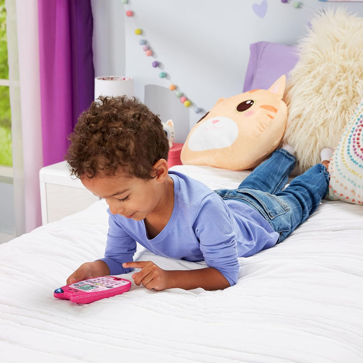 VTech Gabby's Dollhouse Lernhandy – Spielzeugtelefon mit den Originalstimmen von Gabby und Panda Pfö