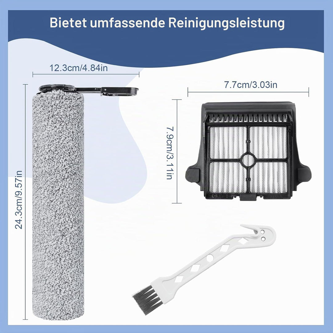 Bürstenrolle Filter Ersatzteile für Tineco FLOOR ONE S7 Combo / S7 FlashDry/Switch S7 Nass Trockensa