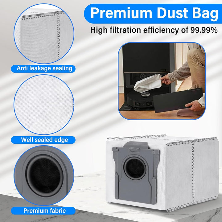 Zubehörset für Dreame X40 Ultra Complete/ X40 Ultra/ L40 Ultra/ X40 Master/Mova P50 Pro Ultra, 1*Rol