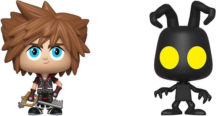 Funko VYNL 4" 2-Pack: Kingdom Hearts 3: Sora & Heartless, Multi - Vinyl-Sammelfigur - Geschenkidee -