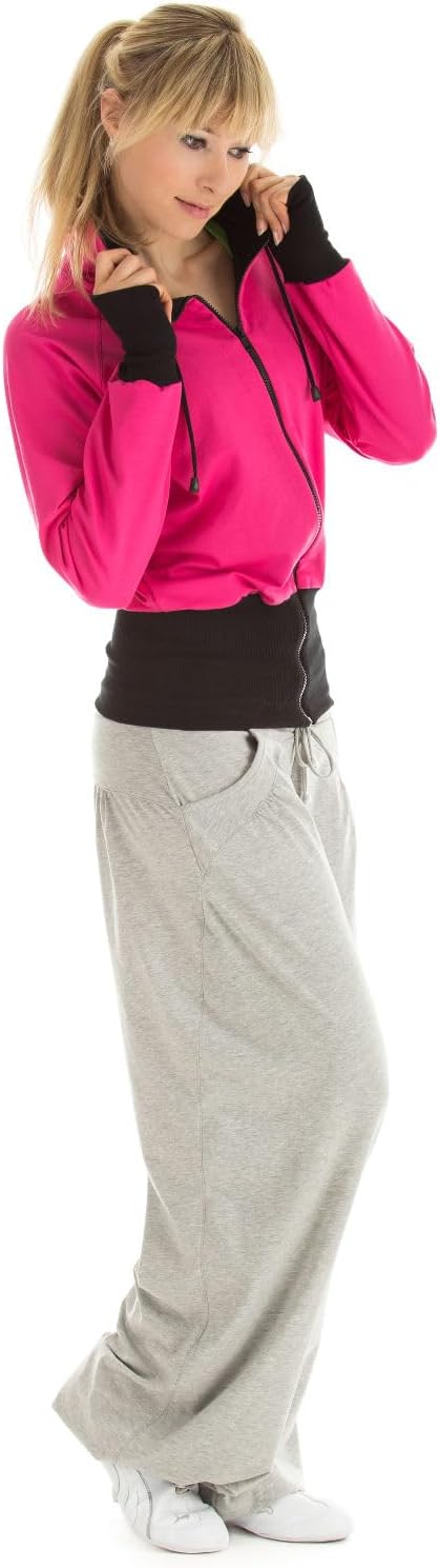 WINSHAPE Damen Trainingshose Dance Fitness Freizeit Sport XXL Grey-melange, XXL Grey-melange