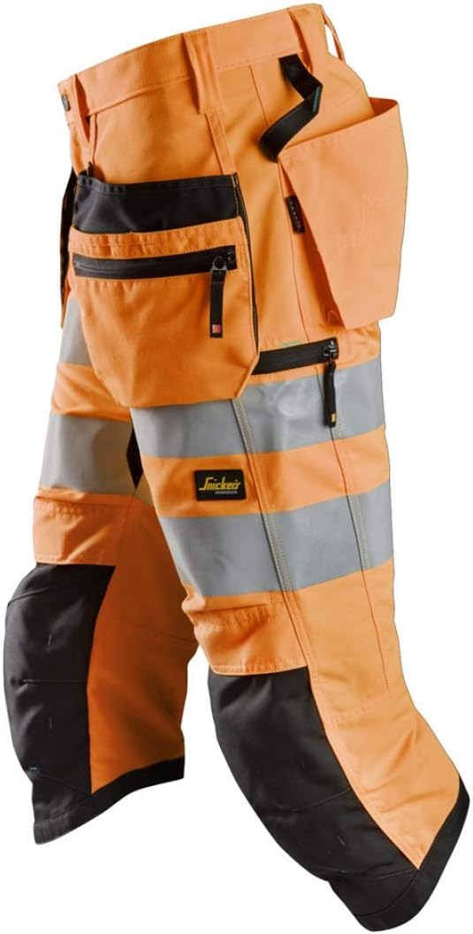 LiteWork, High-Vis Piratenhose+ Holstertaschen Klasse 2