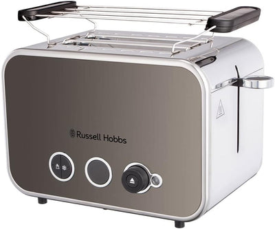 Russell Hobbs Toaster [für 2 Scheiben] Distinctions Edelstahl Titanium (extra breite Toastschlitze,i