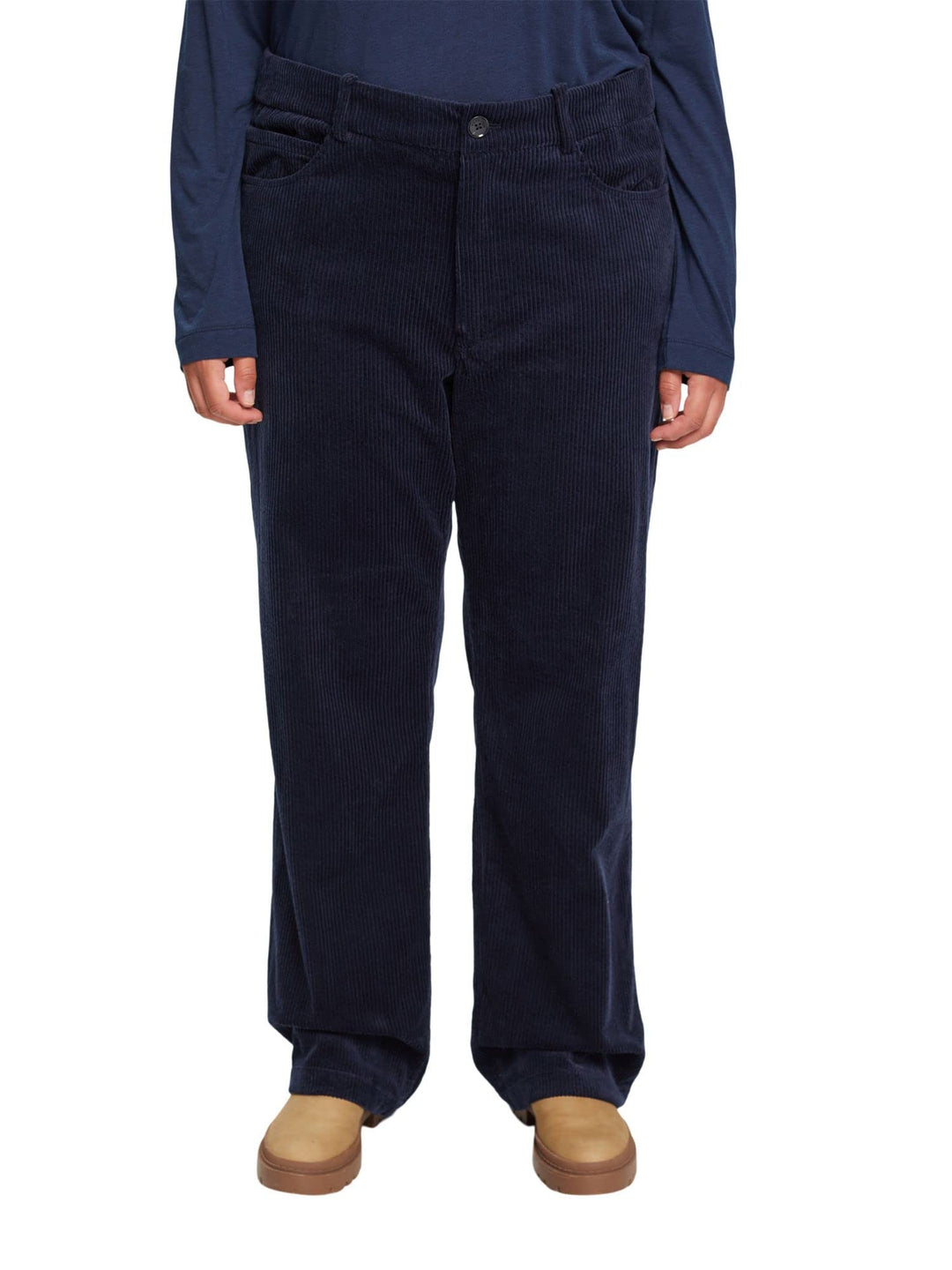 ESPRIT Damen Hose 34W / 30L 400/Navy, 34W / 30L 400/Navy