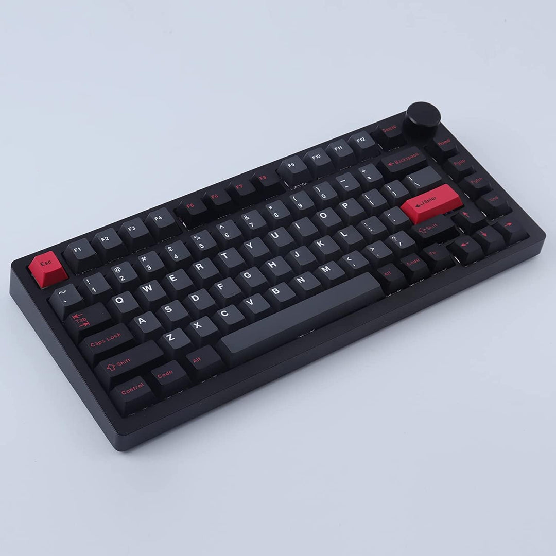 JakeTsai Keycaps, 172 Keys Cherry Profile Double Shot Keycaps Set with 2.75u, 3u, 6.25u and 7u Space