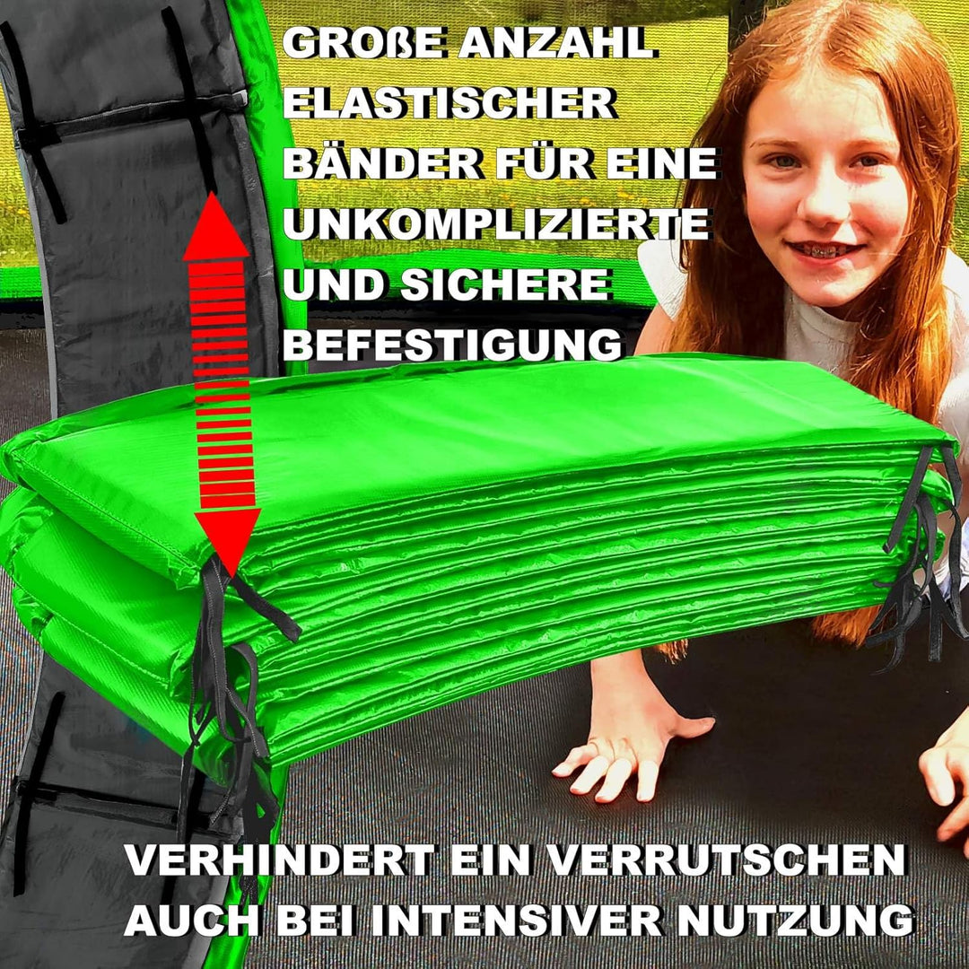 Baunsal® Trampolin Randabdeckung Ø 183 244 250 275 300 305 335 366 370 396 400 427 430 457 460 487 4