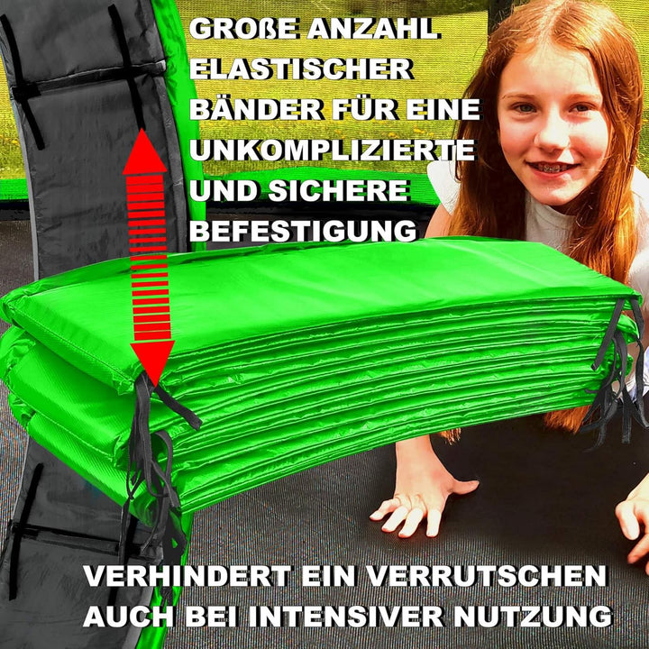 Baunsal® Trampolin Randabdeckung Ø 183 244 250 275 300 305 335 366 370 396 400 427 430 457 460 487 4
