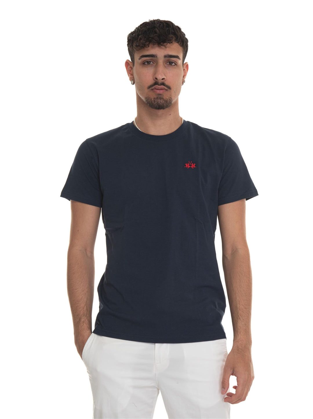 La Martina Herren Serge T-Shirt, XL Blau
