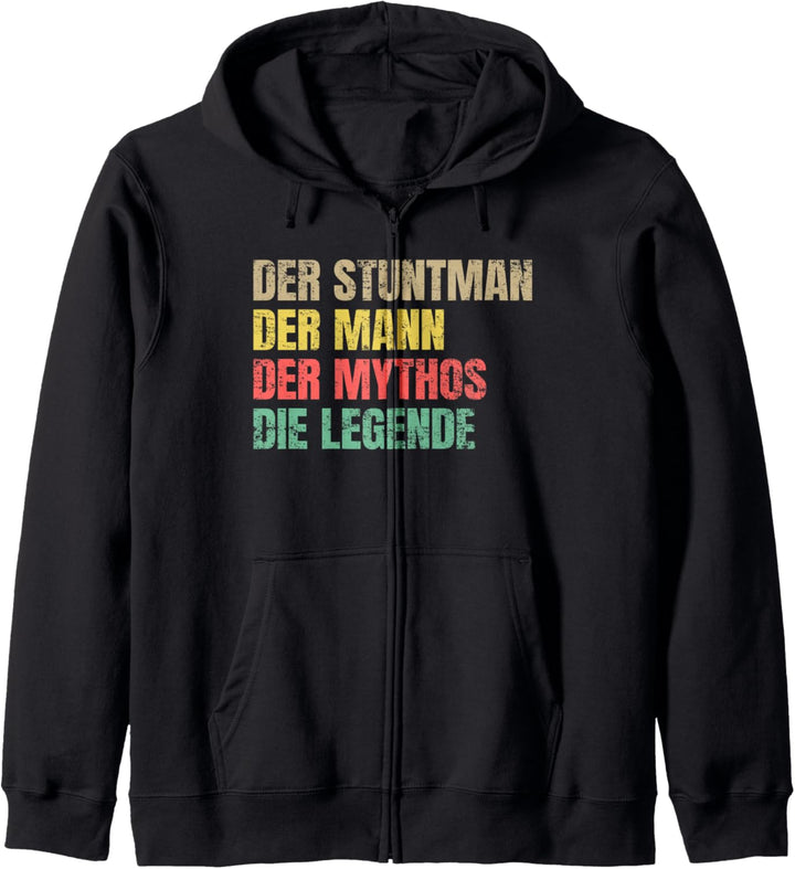 Stuntman Spruch Kapuzenjacke