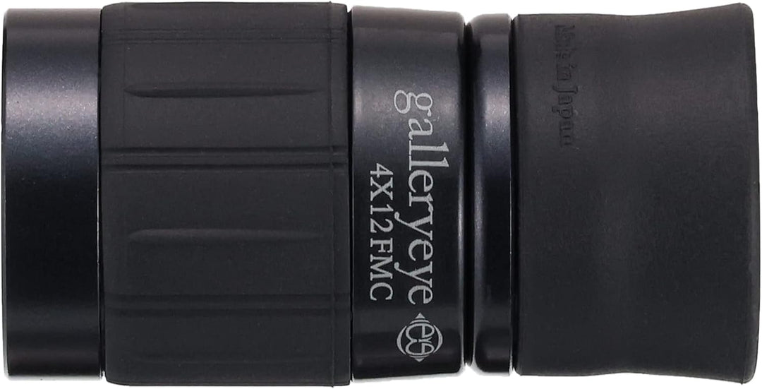 Kenko Monokular Gallery Eye 4x12 Black, Vollmultivergütung, Naheinstellgrenze 19cm, Hergestellt in J