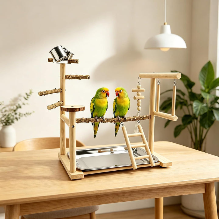 Papagei Vogelspielplatz Wellensittich Spielplatz Wellensittich Spielzeug Vogel Zubehör Vogelspielzeu