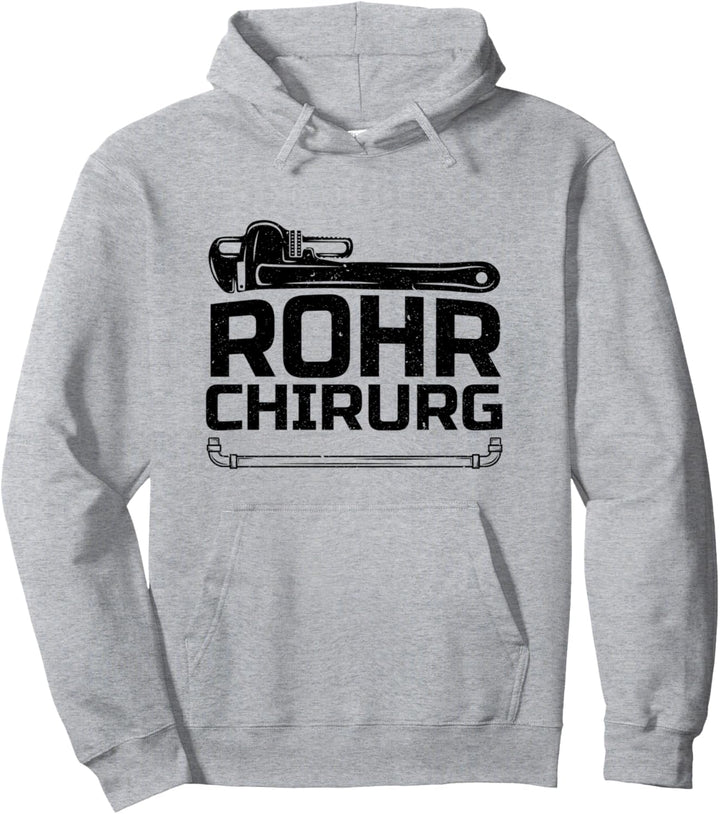 Rohr Chirurg Handwerker Anlagenmechaniker Klempner Pullover Hoodie