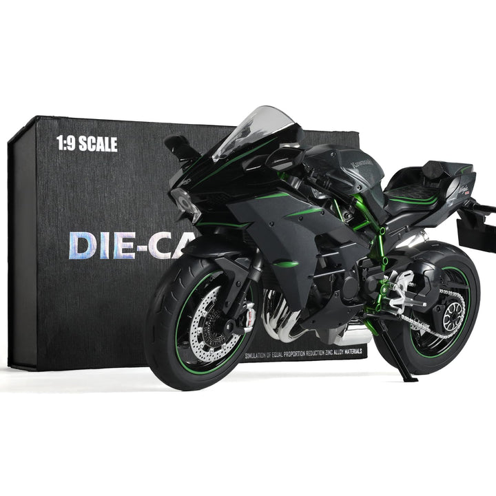 1:9 Motorrad Modell kompatibel für Kawasaki Ninja H2R Legierung Diecast Motorrad Modell Spielzeug Ro
