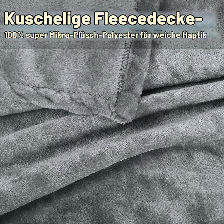 Catalonia Classy Decke mit Ärmeln und Kapuze als Geschenk für Frauen Herren, Flauschig Fleece Kusche