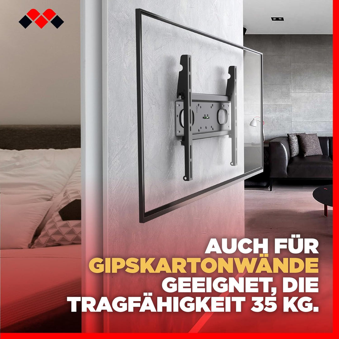 Meliconi SPACE SYSTEM 400 XL, TV-Wandhalterung für Flachbildfernseher von 32" bis 85", TV-Halterung