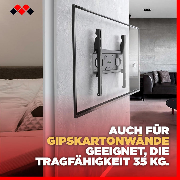 Meliconi SPACE SYSTEM 400 XL, TV-Wandhalterung für Flachbildfernseher von 32" bis 85", TV-Halterung