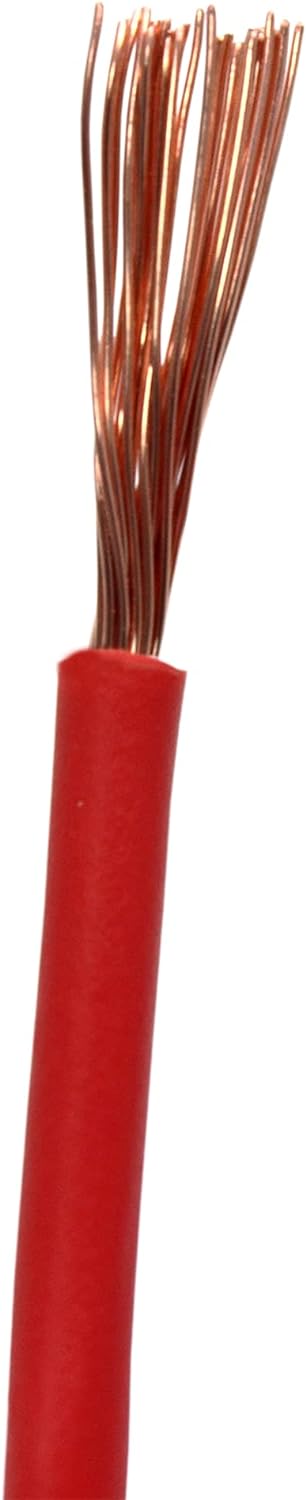 Cofan 51002554R H07V-K Kabelrolle, rot, 1 x 1.5mm, 100 m 1 x 1.5mm, 100 m Rot, 1 x 1.5mm, 100 m Rot