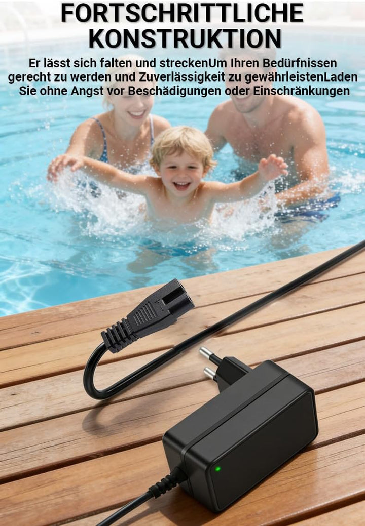 Bouge 25,2V Ladegerät für Wybot A1 OS2010 kabellosen Poolroboter - Poolsauger Ladekabel – Schnelllad