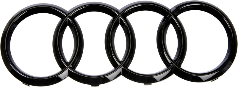 Audi 4M0071801 Ringe Zeichen Kühlergrill Black Edition Emblem Blackline Logo schwarz