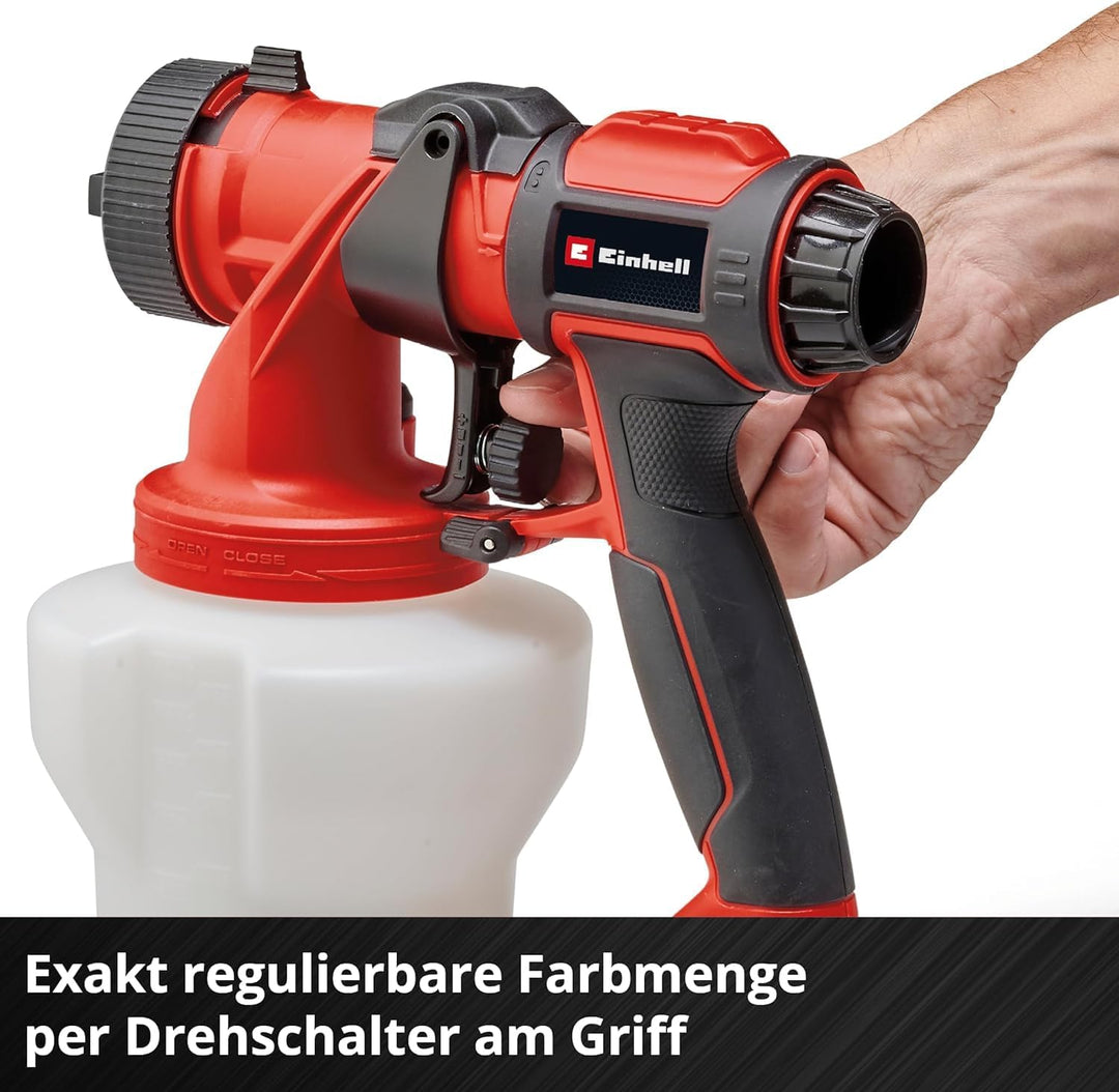 Einhell Akku-Farbsprühsystem TE-SY 18/90 Li-Solo Power X-Change (18 V, 1000 ml/min Förderleistung, 1