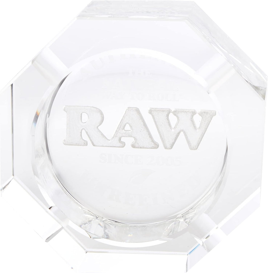 RAW 18419 Crystal Glass Ashtray, Kristallglas, Transparent, Medium
