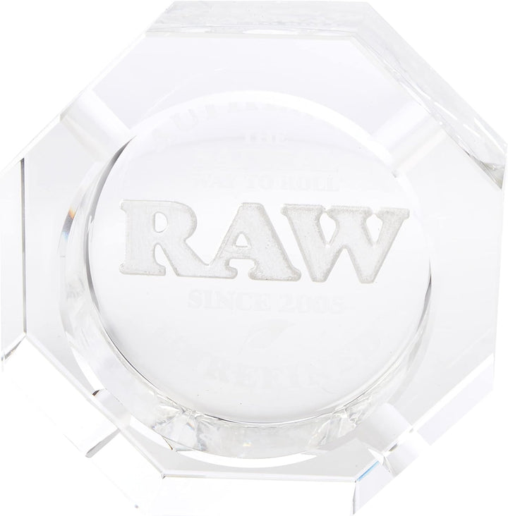 RAW 18419 Crystal Glass Ashtray, Kristallglas, Transparent, Medium