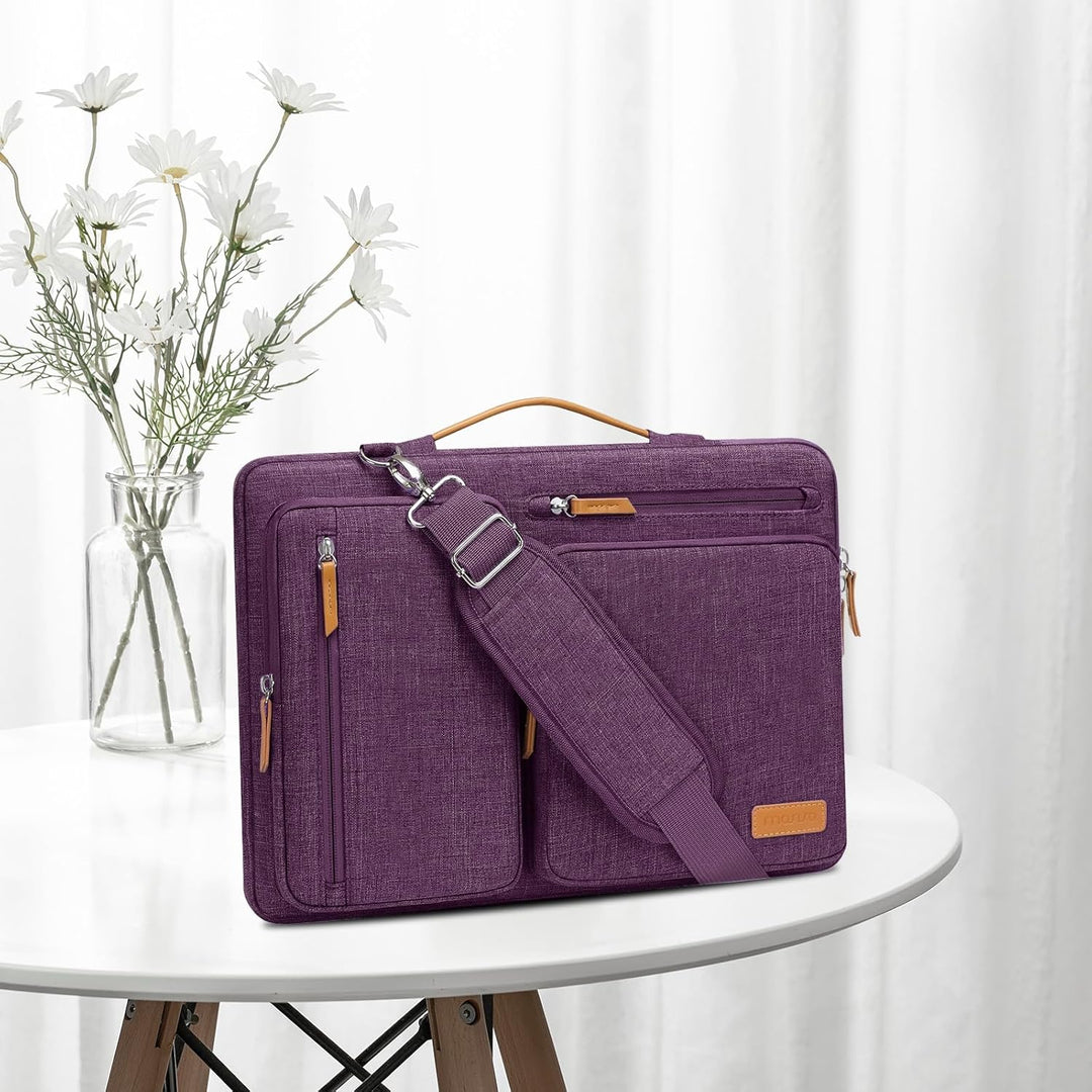 MOSISO 360 Schütz Laptoptasche 16 Zoll, 15-15,6 Zoll Umhängetasche Kompatibel mit MacBook Pro 16, HP