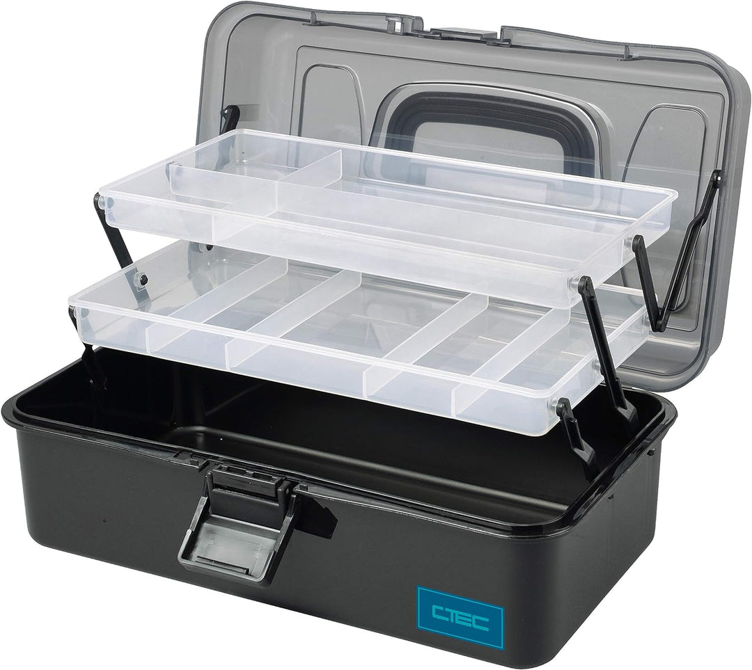 C-TEC Box 2-Tray "XL" Angelkoffer - Angelkiste Gerätekiste von SPRO