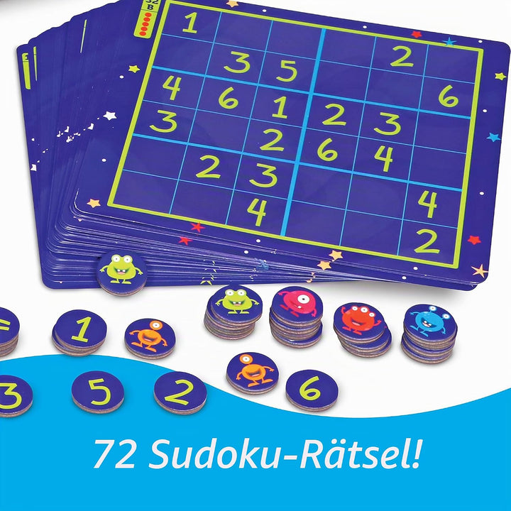 Learning Resources Magnetisches Weltraum-Sudoku, Rätselspiel, 72 Teile, ab 4 Jahren