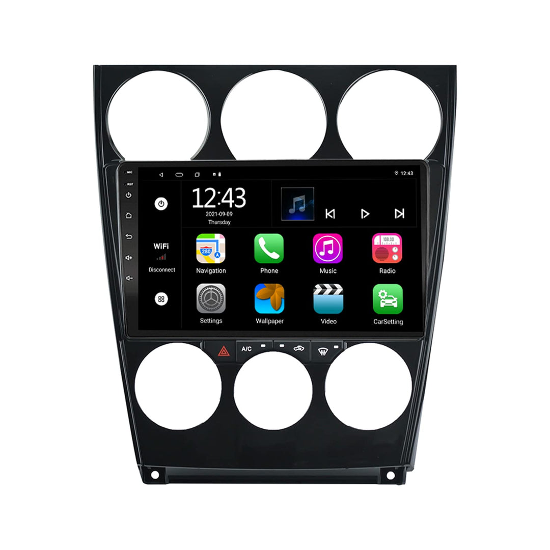 EZoneTronics Android 11 Autoradio Stereo für Mazda 6 Atenza 2002-2014 9 Zoll Touchscreen GPS Navigat