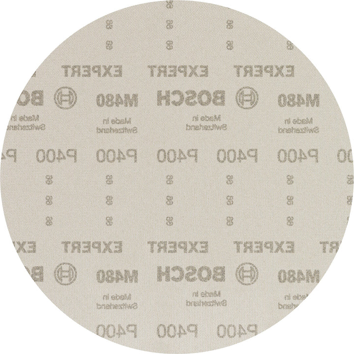 Bosch Professional 25x Expert M480 Schleifnetz (für Hartholz, Farbe auf Holz, Ø 225 mm, Körnung 400,