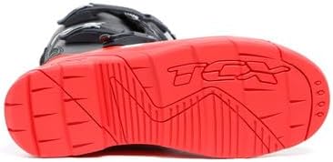 TCX Herren Motorcycle Boot 34 EU Schwarz Rot, 34 EU Schwarz Rot