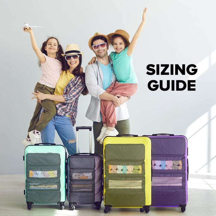 Koffer-Organizer, Reisegepäck-Organizer, Hängeregale, Packwürfel, Schrank, zusammenklappbar, tragbar