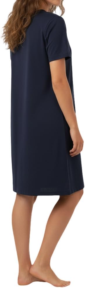 In One Clothing Mädchen Nachthemd mit kurzem Arm aus 100% Bauwollle 176 Eule Schlafmuetze, 176 Eule