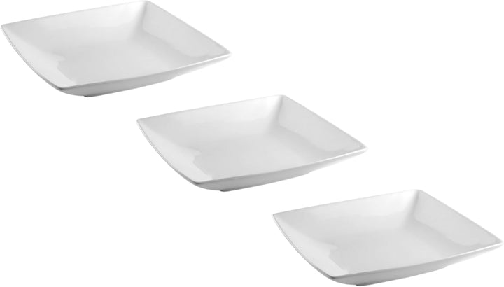 Diep Bord Yong Squito 22 x 22 cm - Wit - 3 stuks