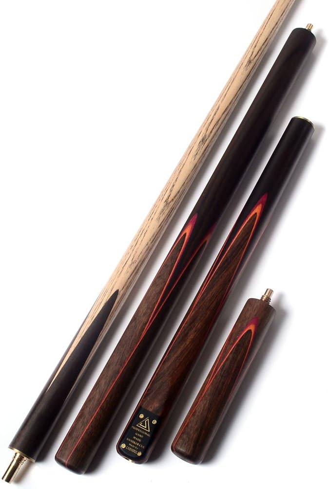 CUESOUL 57 "Handwerk 3/4 Gelenkig Palisander Snooker Queue mit extra 50cm Palisander Queue-Verlänger