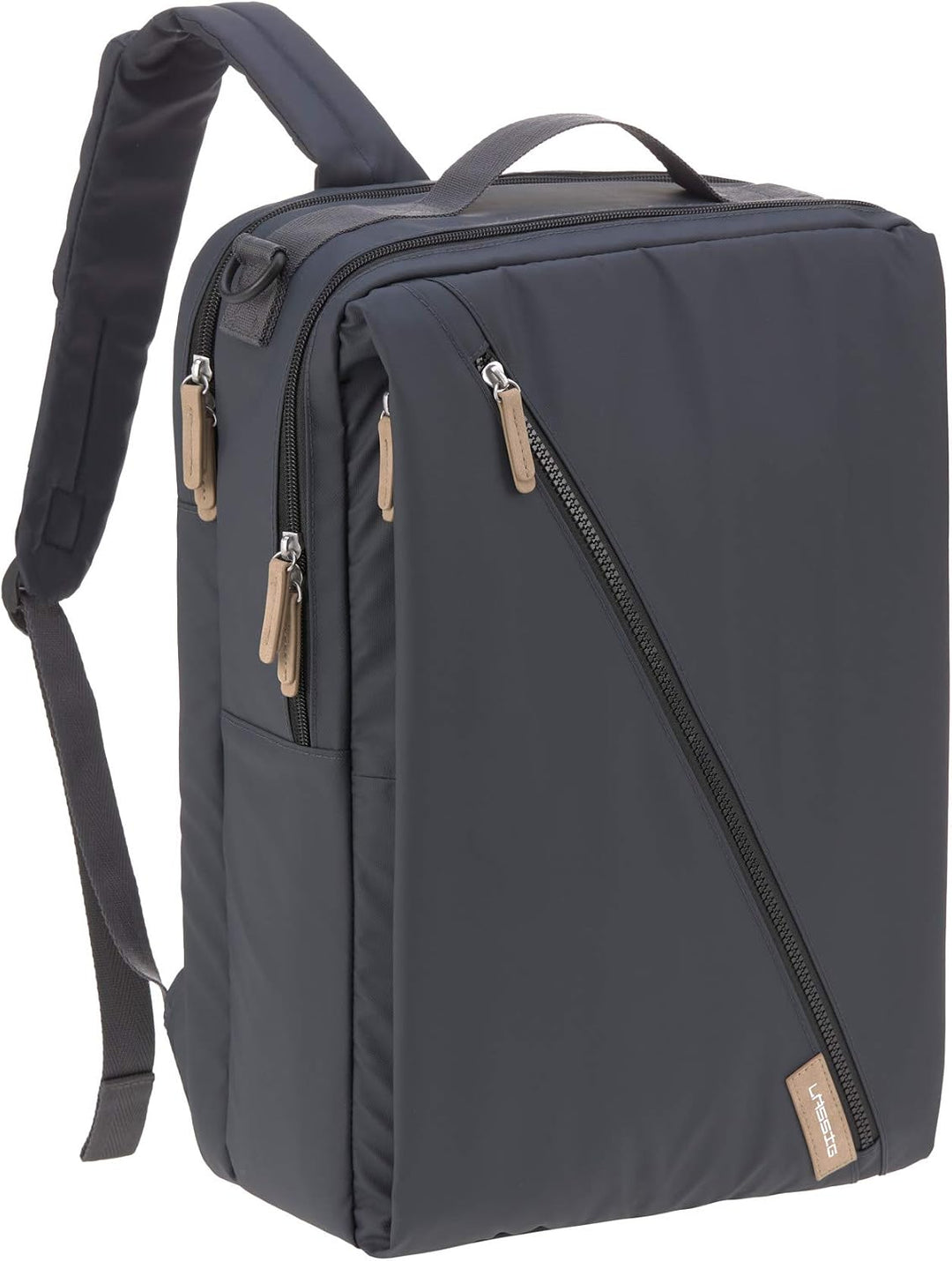 LÄSSIG Baby Wickelrucksack mit Wickelunterlage, Kinderwagenbefestigung, Flaschenwärmer wasserabweise